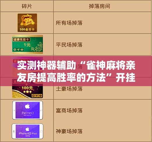 实测神器辅助“雀神麻将亲友房提高胜率的方法	”开挂辅助脚本+详细开挂安装教程