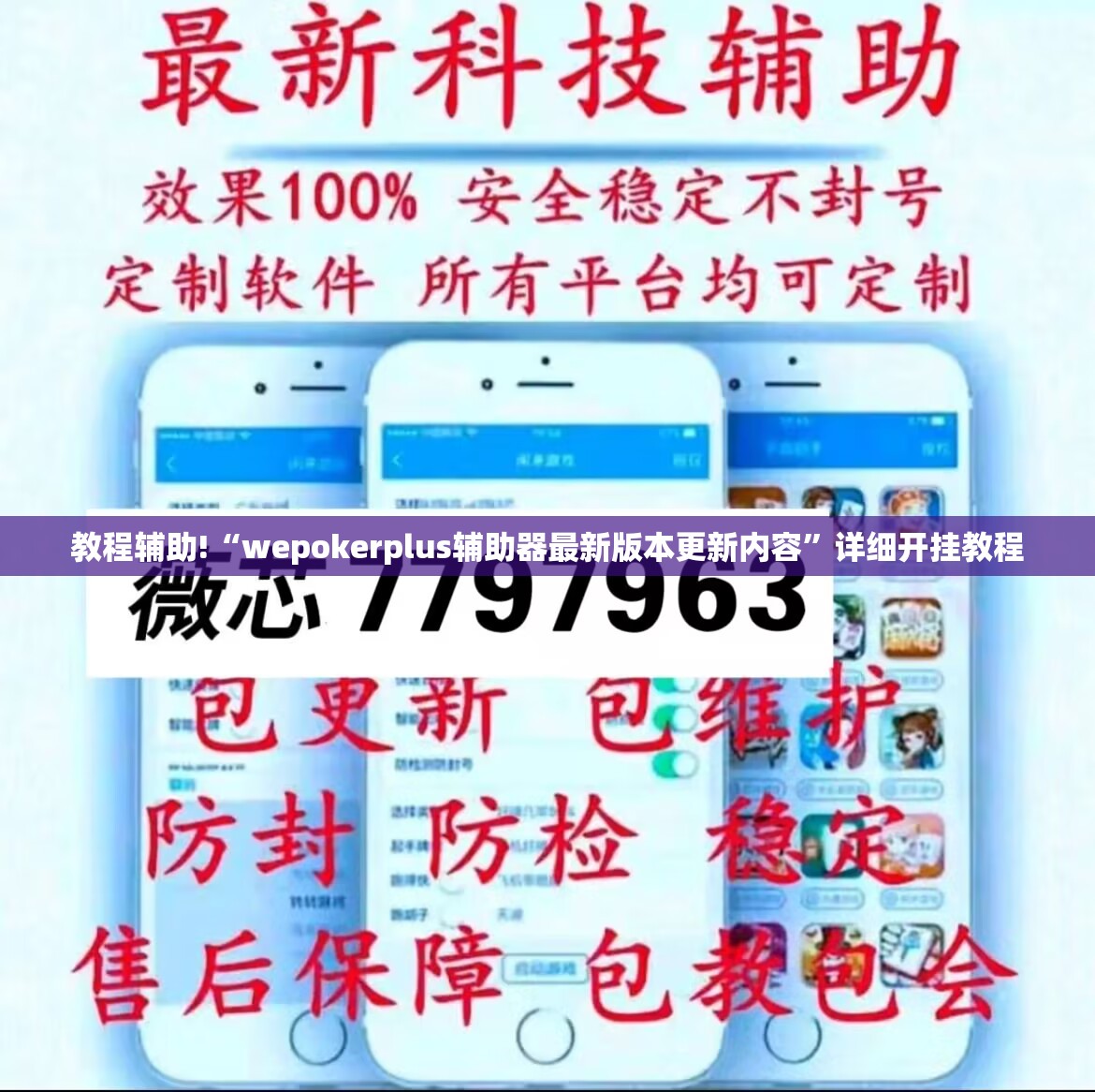 教程辅助!“wepokerplus辅助器最新版本更新内容”详细开挂教程