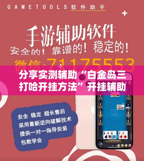 分享实测辅助“白金岛三打哈开挂方法”开挂辅助脚本+详细开挂安装教程
