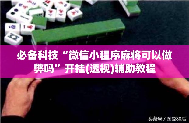 必备科技“微信小程序麻将可以做弊吗”开挂(透视)辅助教程