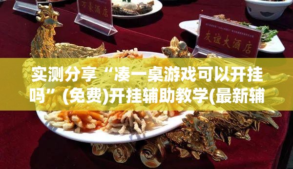 实测分享“凑一桌游戏可以开挂吗	”(免费)开挂辅助教学(最新辅助开挂教程)